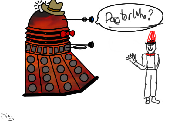 The Dalek forgot about the doctor