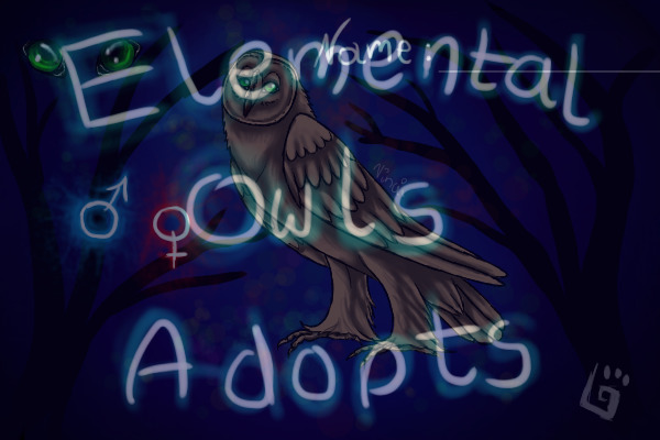 Elemental Owl Adopts V.2 - Customs + Breedings = Open