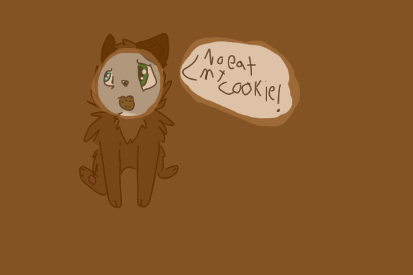 No eat meh cookie! editable~