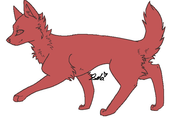 Wolf/Dog Lineart