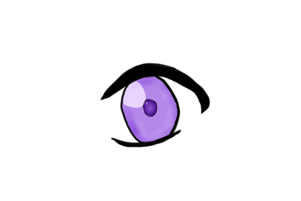First try at an anime eye