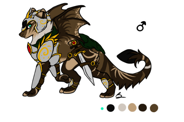 JMD #230 - The Knight - With Armor *Unshaded*