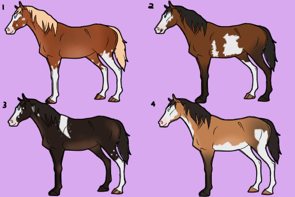 # 23 - Bald Face set- All Taken