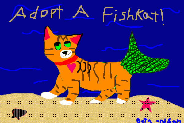 My Fishkat Lineart Entry