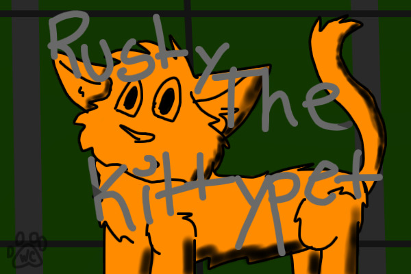Rusty The Kittypet Editable