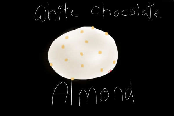 white chocolate almond