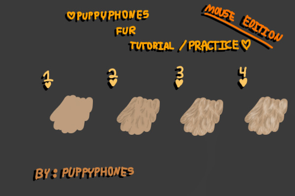Puppyphones Fur Tutorial/Practice!