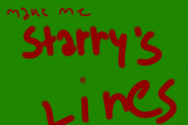 Make me starry's lines!