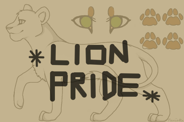 The Lion Pride - Create Your Lion Pride
