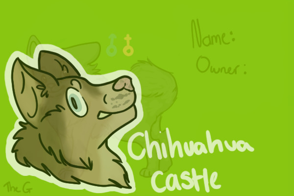 Chihuahua Castle | Open to posting| Custom Raffle OPEN