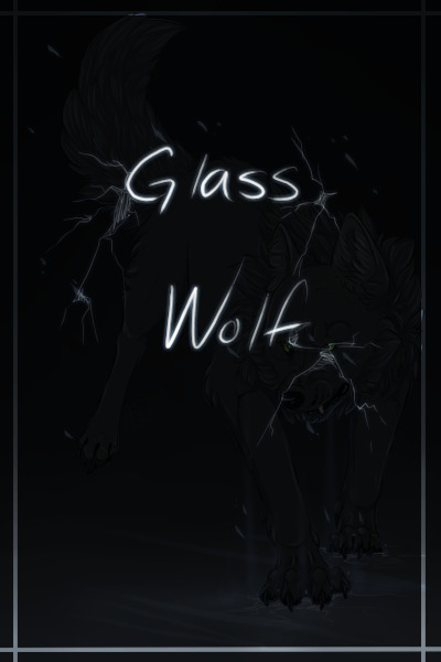 Glass wolf editable