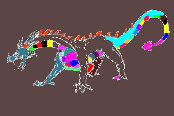 Colorful dragon