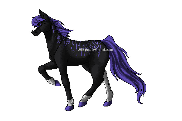 CS pixel horse 1