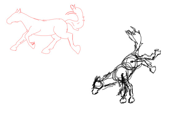 Horse Motion sketches