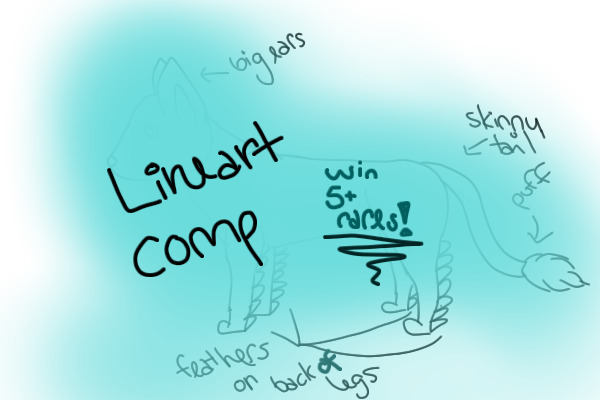 Lineart Comp! | Win 5+ Rares!