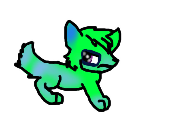 Mixed Color Neon Wolf #5
