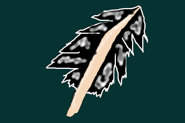 Really really bad raven feather :P