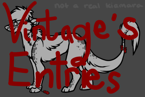 Vintage's Entries