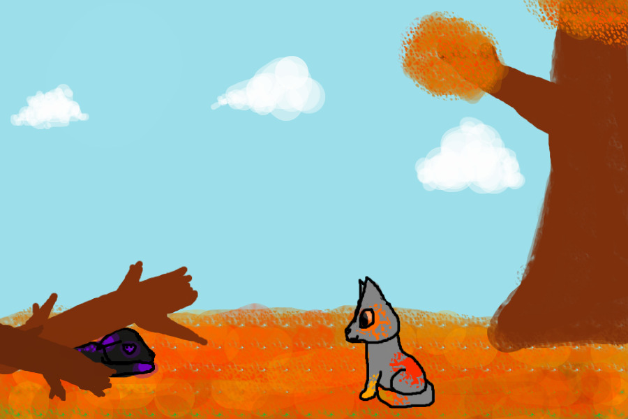 ShadowWolf and Tako in Autumn