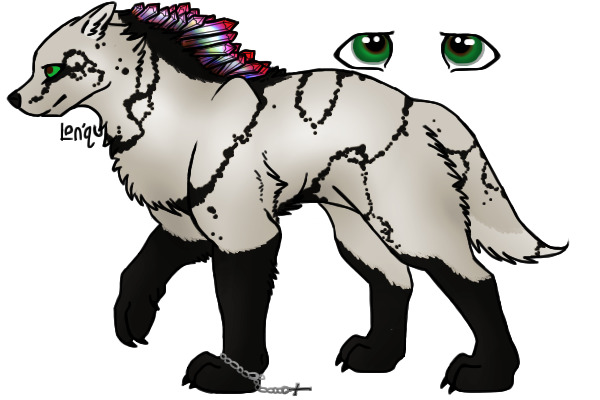 Crystal-Maned Wolf