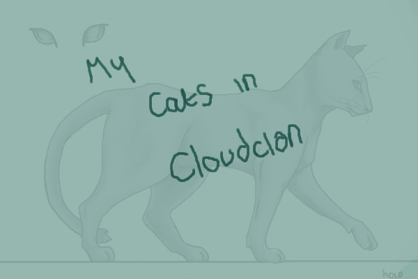 My cloudclan cats