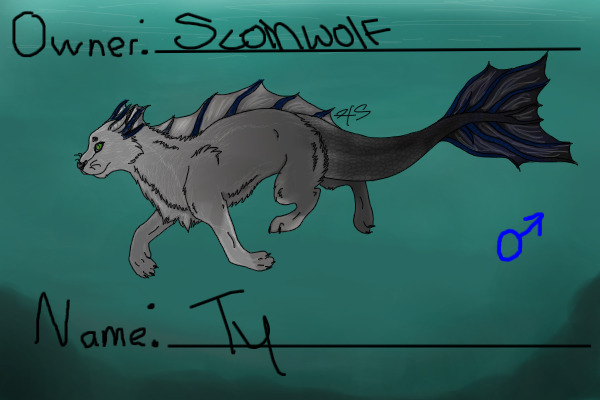 Fishkat #15- Custom for Scoinwolf
