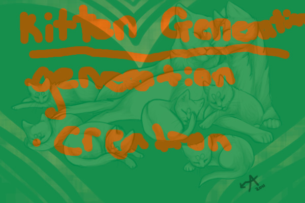 || Generation 6 || Kitten Gen+Creation || OPEN || FREE ||
