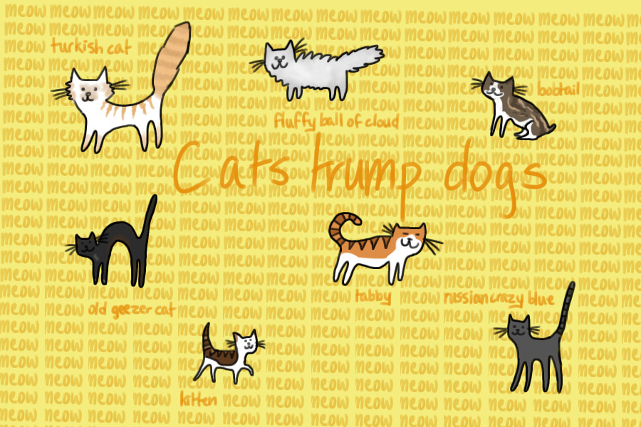 CATS TRUMP DOGS