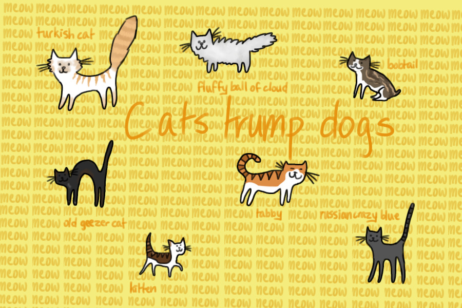 CATS TRUMP DOGS