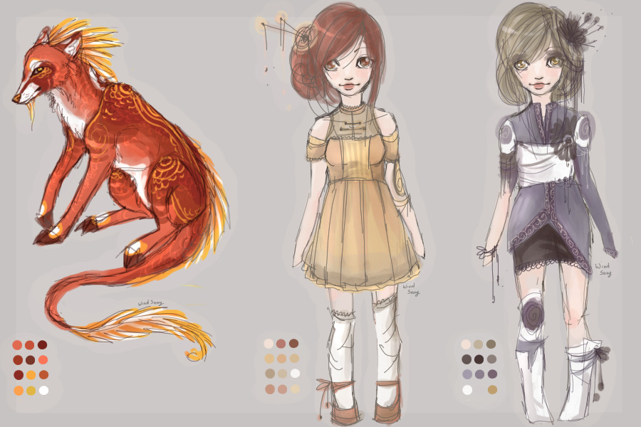 Asian themed adopts~ all gone </3