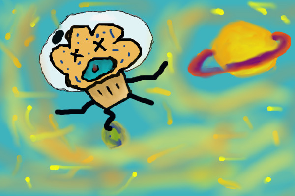 outer space blue barry muffin
