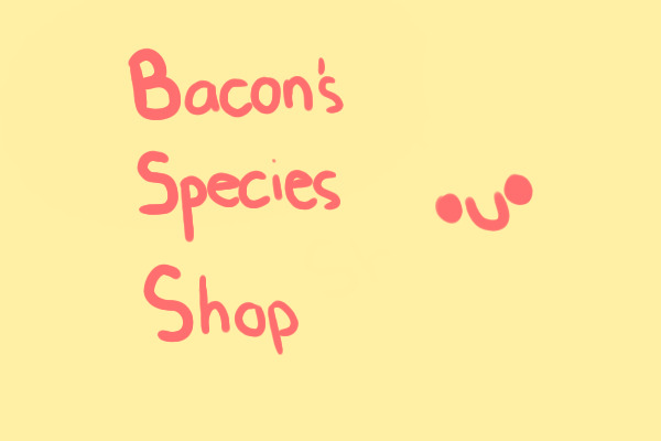 bacon's species shop uvu