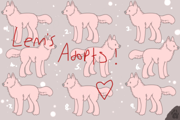 Lem's Adopts! <3