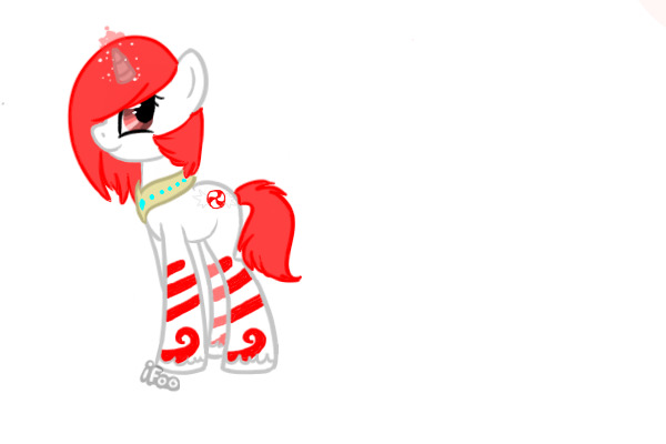 Transparent Version Without Head ~ Peppermint Swirl