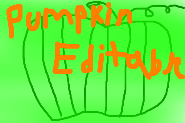 Pumpkin Editable