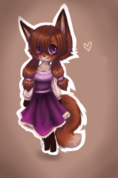 Miss Purple-eyed Fox