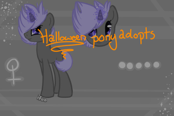 Pony adopts!