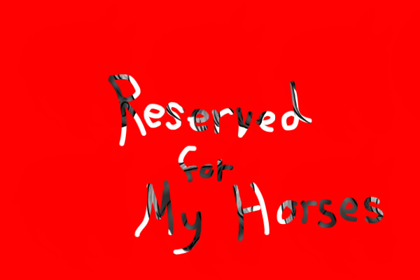CWHR: My Horses