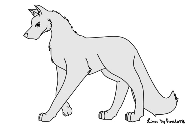 Wolf (three wing options! 8D)