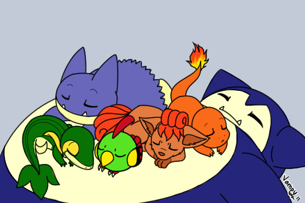 Sleeping Pokemon