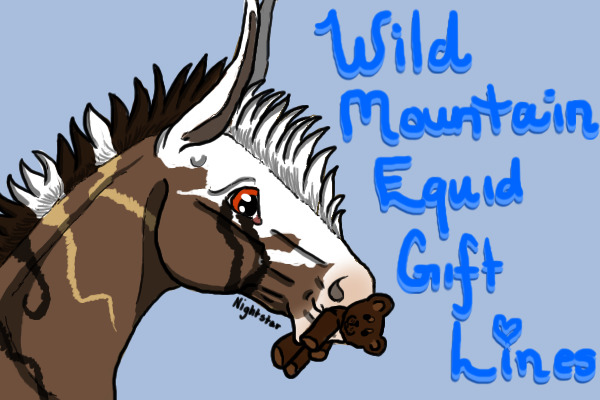 Wild Mountain Equid Gift Lines