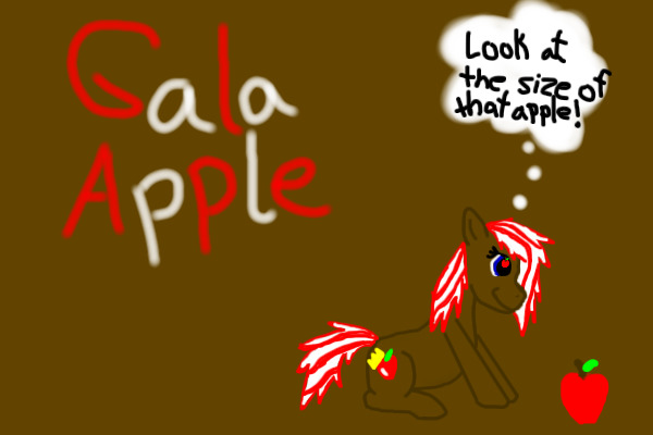 Gala Apple fan art