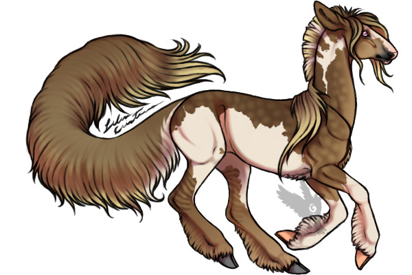 Soot Palomino Tobiano Splash Brindle: CLOSED