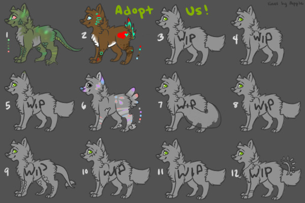 Up for Adoption! (those that are not WIP)