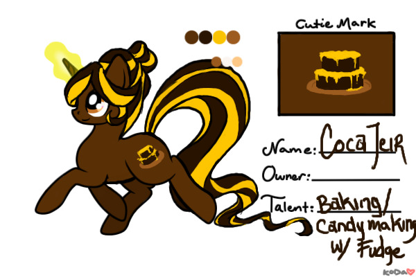 Chocolate 'Cocoa' Teir Reference Sheet