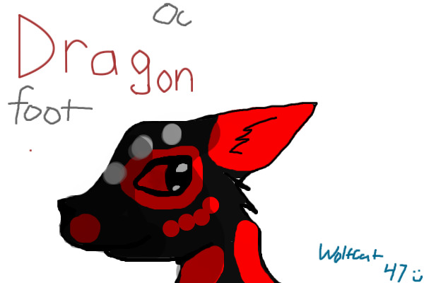 OC Dragonfoot {edit (5/5/15-- don't look it's so ugly ;-;