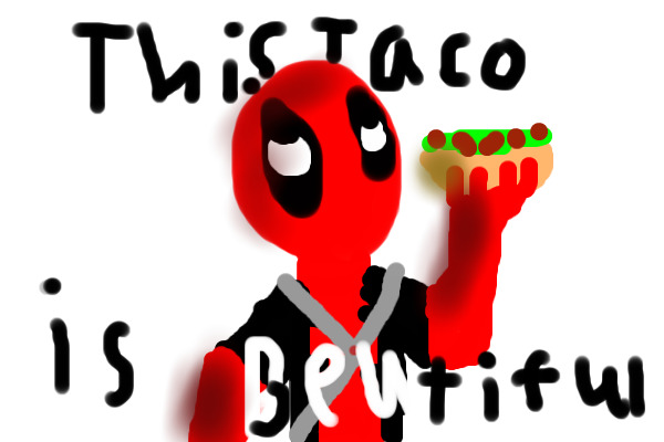 deadpool and his taco