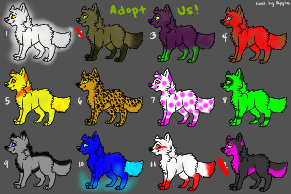 First Time Adoptables- NO LONGER ACCEPTING OFFERS