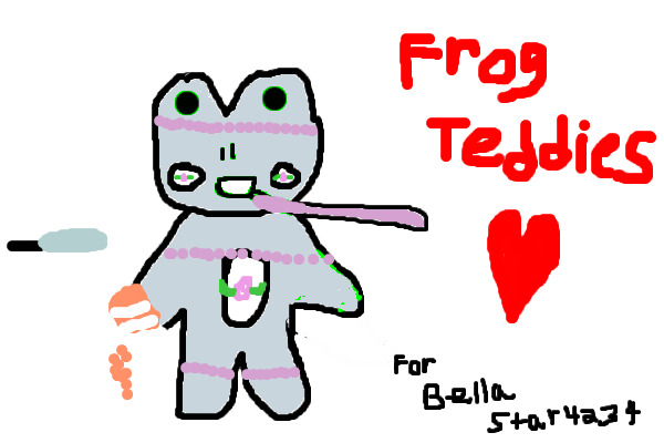 Cake Frog Teddy