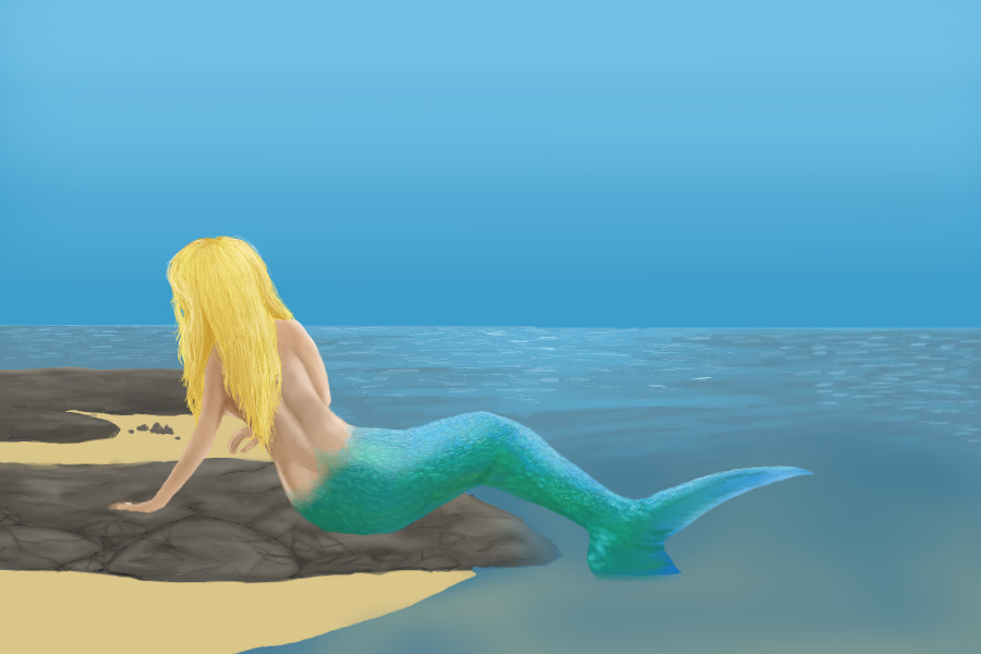 An Oshun Mermaid {WC}